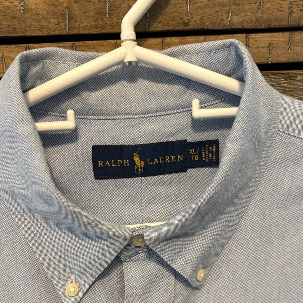 Ralph Lauren Men's XL Blue Button Down Shirt - Picture 2 of 7